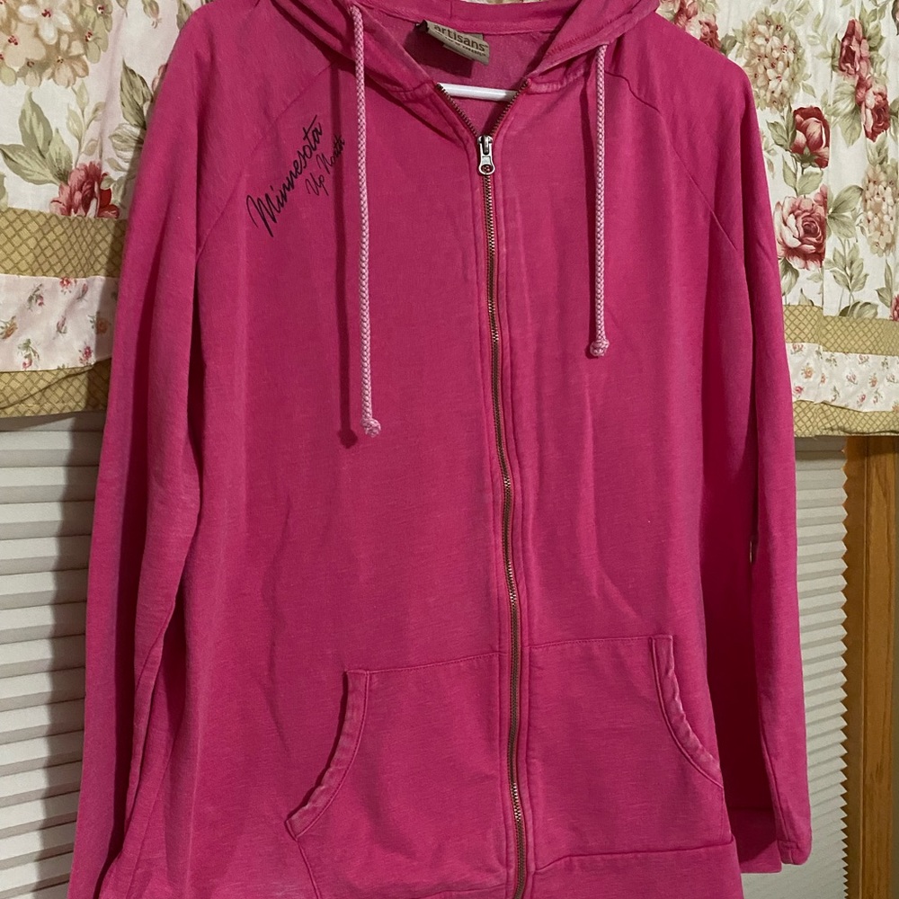 MN hoodie with zipper